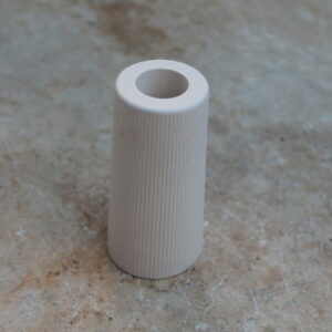 mini vase strié texturé pierre minérale blanc· vase fleurs séchées petit · petit vase élégant bureau · vase organique beige · mini vase artisanal idée cadeau, idée déco